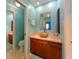Modern bathroom with vessel sink and updated vanity at 729 Macedonia Dr, Punta Gorda, FL 33950