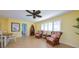 Living room with seating area, decorative accents and tiled floors at 729 Macedonia Dr, Punta Gorda, FL 33950