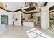Elegant kitchen with marble island and custom cabinetry at 5000 Palermo Dr, Punta Gorda, FL 33950