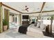 Spacious main bedroom with access to the pool at 5000 Palermo Dr, Punta Gorda, FL 33950