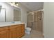 Bathroom with shower, vanity, and toilet at 95 Vivante Blvd # 9542, Punta Gorda, FL 33950