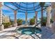 Relaxing hot tub under a gazebo; overlooking a peaceful lake at 95 Vivante Blvd # 9542, Punta Gorda, FL 33950