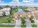 Aerial view of waterfront property and community at 25188 Marion Ave # 1002, Punta Gorda, FL 33950