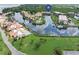 Aerial view of property and surrounding waterfront community at 25188 Marion Ave # 1002, Punta Gorda, FL 33950