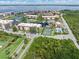 Aerial view of community, highlighting its waterfront location and amenities at 25188 Marion Ave # 1002, Punta Gorda, FL 33950