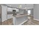 Modern kitchen with island and stainless steel appliances at 14516 San Domingo Blvd, Port Charlotte, FL 33981