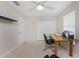Bright home office with desk, chair and ample closet space at 16407 San Edmundo Rd, Punta Gorda, FL 33955