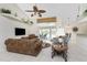 Spacious living room with high ceilings and access to outdoor patio at 16407 San Edmundo Rd, Punta Gorda, FL 33955