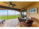 Lanai with water views and dining seating at 89 Vivante Blvd # 305, Punta Gorda, FL 33950