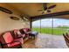 Relaxing lanai with water views and seating area at 89 Vivante Blvd # 305, Punta Gorda, FL 33950