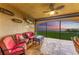 Spacious lanai with water views and comfortable seating at 89 Vivante Blvd # 305, Punta Gorda, FL 33950