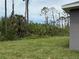 Expansive backyard featuring lush greenery and tree line providing natural privacy at 49 Tee View Rd, Rotonda West, FL 33947