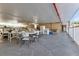 Outdoor community room with tables and chairs for gatherings at 150 Harborside Ave # 216, Punta Gorda, FL 33950