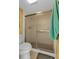 Bathroom with shower and toilet at 150 Harborside Ave # 216, Punta Gorda, FL 33950