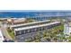 Aerial view of waterfront condos and parking at 150 Harborside Ave # 216, Punta Gorda, FL 33950