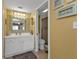 Clean bathroom with vanity, toilet, and shower at 150 Harborside Ave # 216, Punta Gorda, FL 33950