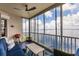 Enjoy breathtaking water views from this screened balcony at 200 Harbor Walk Dr # 243, Punta Gorda, FL 33950