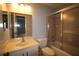 Clean bathroom with a tub and shower combination at 255 Mission S Trl # J, Venice, FL 34285