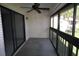 Private screened balcony offering outdoor space at 255 Mission S Trl # J, Venice, FL 34285