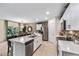 Modern kitchen with stainless steel appliances and island at 1817 W Price Blvd, North Port, FL 34286