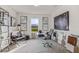 Home office with a desk, chair, and window at 1817 W Price Blvd, North Port, FL 34286