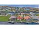 Bird's-eye view of the property and surrounding neighborhood at 16 Tropicana Dr, Punta Gorda, FL 33950