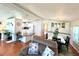 Open dining area with table and chairs, adjacent to the kitchen at 743 Tangerine Woods Blvd, Englewood, FL 34223