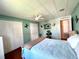 Charming bedroom with a queen-size bed and ample closet space at 743 Tangerine Woods Blvd, Englewood, FL 34223