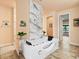 Relaxing bathroom with a large soaking tub and marble shower surround at 15378 Taurus Cir, Port Charlotte, FL 33981