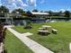 Peaceful canal view with a stone patio set at 181 N Waterway Nw Dr, Port Charlotte, FL 33952