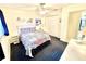 Bedroom with queen bed and decorative bedding at 181 N Waterway Nw Dr, Port Charlotte, FL 33952