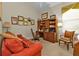 Home office with a desk, comfortable seating, and ample storage at 3589 Pennyroyal Rd, Port Charlotte, FL 33953