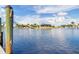 Scenic waterfront view of canal and neighboring houses at 3800 Bal Harbor # 414, Punta Gorda, FL 33950