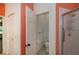 Small bathroom with toilet and shower at 1274 White Oak Trl, Port Charlotte, FL 33948