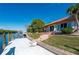 Private dock with boat lift and access to waterway at 2831 Deborah Dr, Punta Gorda, FL 33950