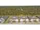 Aerial view showing the location of the property within a larger community at 1530 Laurel Brook Ln, Port Charlotte, FL 33953