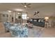 Bright living room featuring comfortable seating and a dining area at 1530 Laurel Brook Ln, Port Charlotte, FL 33953