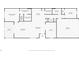 One-story floor plan with 3 bedrooms, den, kitchen, dining area and lanai at 1530 Laurel Brook Ln, Port Charlotte, FL 33953