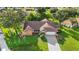 Aerial view of a single Gathering home with surrounding landscape at 199 Angol St, Punta Gorda, FL 33983