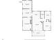 Floor plan showcasing a 2 bedroom, 1 bath home at 414 San Marie Dr, Punta Gorda, FL 33950