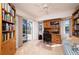Bright home office with pool view, built-in desk and plenty of storage at 3730 Turtle Dove Blvd, Punta Gorda, FL 33950