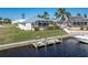 Property features a private dock with direct water access at 3730 Turtle Dove Blvd, Punta Gorda, FL 33950