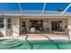 Stunning view of the pool and patio from the covered lanai at 3730 Turtle Dove Blvd, Punta Gorda, FL 33950