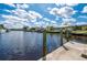 Scenic waterfront view with private dock and boats at 3730 Turtle Dove Blvd, Punta Gorda, FL 33950