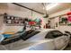 Garage with overhead storage and ample space at 17084 Acapulco Rd # 222, Punta Gorda, FL 33955