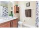 Small bathroom with single vanity and shower/tub combo at 17084 Acapulco Rd # 222, Punta Gorda, FL 33955