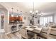 Modern kitchen with breakfast bar and stainless steel appliances at 17084 Acapulco Rd # 222, Punta Gorda, FL 33955