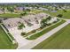 Aerial view of four townhouses near water at 17084 Acapulco Rd # 222, Punta Gorda, FL 33955