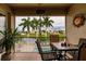 Screened lanai overlooking the pool and golf course at 17084 Acapulco Rd # 222, Punta Gorda, FL 33955