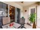 Covered lanai with outdoor seating and views at 17084 Acapulco Rd # 222, Punta Gorda, FL 33955